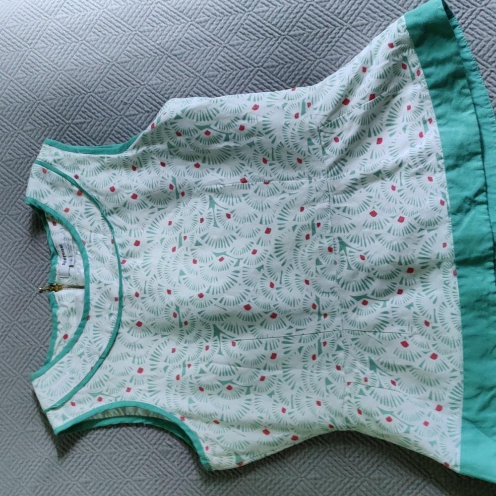 Vintage inspired peplum top